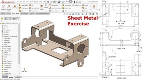 advanced sheet metal solidworks|SolidWorks sheet metal.